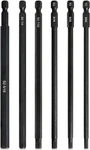 6" Long 1/4 Inch Hex Head Allen Onesize, Set 5: 9/64 To 5/16, 150MM Black. Fixed Price $18.12.