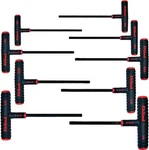 Eklind Hex Wrench Set 60609 Sae 9PC 5/64"-1/4 Inch 6" Arm T-handle Usa. Fixed Price $37.99.
