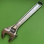 Snap-on Tools Usa Full Polished Chrome 300MM / 12" Long Adjustable Wrench AD12. Fixed Price $74.83.