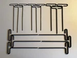 (3 Ea.) Eklind 7/64, 1/8, 3/16, 7/32, 1/4 9 T-handle Hex Keys Usa New. Fixed Price $58.95.