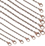 Harfington 20 Pack 22 Inch Necklace Chains Bulk X 2.5MM, Red Copper. Fixed Price $12.30.