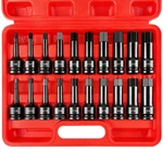 "1/2"" Drive Impact Hex Bit Set 20PC Sae & Metric Allen Socket Cr-v Steel". Fixed Price $64.79.