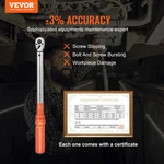 Torque Wrench, 3/8-INCH Drive Click 10-80FT.LB/14-110N.M, Dual-di. Fixed Price $38.66.