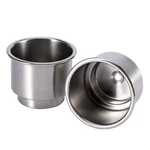 Stainless Steel Car Cup Holder, Boat Insert, 2PCS Silver. Fixed Price $26.82.
