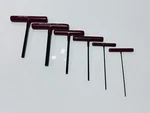 Blue Point Tools Usa 6PC Red Grip Metric T-handle Allen Hex Key Set. Fixed Price $49.99.
