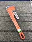 Pittsburgh 36027 252025: 14 In Heavy-duty Straight Wrench Cast Iron Orange. Fixed Price $19.99.