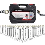 Craftzone Ratcheting Combination Wrench Set, Sae & Metric With Color Ring, 14.... Fixed Price $203.87.