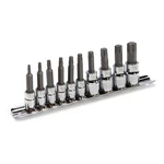 Steelman Pro 10-PC 1/4-IN And 3/8-IN Drive Torx Star Hex Bit Socket Set 78362. Fixed Price $14.99.