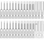 30 Piece Hex Head Allen Wrench Drill Bit Set, 1/4 Inch Shank Metric And Sae S2. Fixed Price $24.45.