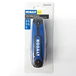 Kobalt 2564351 Key Folding Hex Set Standard 3/16",7/32",1/4",5/16",3/8". Fixed Price $5.00.