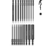 Tleep 20 1/4 Inch Hex Head One Size, Set 3: Sae And Metric, 100MM Black. Fixed Price $31.31.
