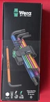Bnib Wera 950/9 Metric 9-PIECE Hex-plus L-key Set Multicolor *never Opened*. Fixed Price $49.99.