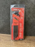 Snap-on AWMBS9 L-shaped Stubby Ball Hex Metric Wrench Set W/holder -9 Keys. Fixed Price $95.00.