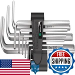 Wera 05022130001 950/9 Hex-plus Hf L-key Set Metric Chrome-plated Holding. Fixed Price $76.98.