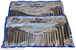Ate Pro 25PC Hex Key Allen Wrench Sets Long & Short Arm Sae And Metric 41065. Fixed Price $16.99.
