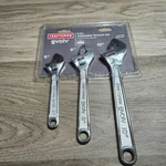 Craftsman 3 Piece Adjustable Wrench Set - 6, 8, 10 Inch Length. Fixed Price $28.99.