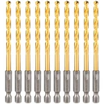 Baidets Hex Shank Drill Bits - Set Of 10PCS, Inch Premium 3/16IN,. Fixed Price $20.41.