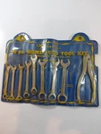 Vintage Oxwall 9 Pc. Home-auto Tool Kit Wrench Set & Pliers Made Usa Nickel. Fixed Price $12.15.