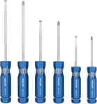 Channellock Screwdriver Set SD-6A 6PC Professional Durable Alloy Steel, Blue. Fixed Price $63.99.