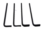 4PCS Mcmaster Carr 6958A16 Hex L-key Black-oxide Steel, Mm Size, 5-11/16" Oal. Fixed Price $12.99.