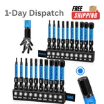 Dcwecher 20PC Hex Drill Bit Set S2 Steel Metric Sae Impact Driver Magnetic Inc. Fixed Price $20.84.