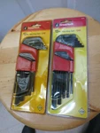 2 Greatneck 13-PC Long Arm Hex Key Set With Holder- Sae. Fixed Price $23.99.