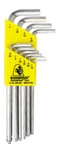 Inch Hex Balldriver Lngarm L-wrench Set 10PCS 1/16"-1/4"BRITEGUARD Bondhus 16938. Fixed Price $11.66.