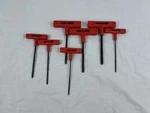 Craftsman Usa 7PC T-handle Ball End Hex Key Set 42284. Fixed Price $24.61.