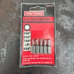 Craftsman 1-IN. Insert Hex Bit Set 26494 1/4" Shank. Fixed Price $11.95.
