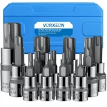 13PCS Star Bit Socket Set Torx T8-T70, 50BV30 Cr-v Drive And S2.... Fixed Price $29.79.