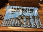 1/4-1 Williams Armstrong Wrench Set 13 Pcs Black Oxide Roll Up Case Usa Made. Fixed Price $117.00.