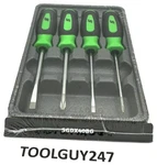 Snap On Tools Usa SGDX40B Green Soft Grip Mini Tip Combo Screwdriver Set. Fixed Price $79.95.