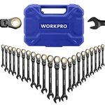 22-PIECE Ratcheting Wrench Set W/180 Flex Head, Anti-slip Tooth W/organizer Box. Fixed Price $105.99.