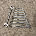 Vtg Craftsman 9 Pc Sae Combination Wrench Set 12 Point Forged Usa. Fixed Price $25.00.
