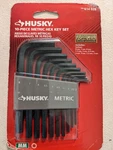 Husky 10-PIECE Metric Hex Key Set Allen Wrench Tool Kit 2-8MM 614-028. Fixed Price $11.99.