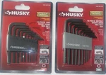 Bundled: Husky Sae Short Arm Hex Key Set & Metric (20 Pcs). Fixed Price $18.70.
