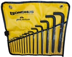 10935 Bondhus 15 Pc .050" 1/2" Long-arm Hex Key Ball End Wrench Set. Fixed Price $48.99.