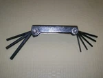 Chesco 8-PC. Sae Folding Hex Key Set Wrench Part # 88091 Made U.s.a.. Fixed Price $10.99.