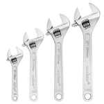 Horusdy 4PC Adjustable Wrench Set Jaw 1-5/16" 1-1/8" 15/16" 3/4" Laser Marked. Fixed Price $22.99.