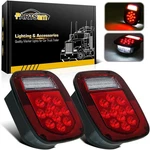 Partsam 2X Red/white 39 Led Stop Turn Tail Stud Lights Replacement For Jeep Cj. Fixed Price $32.99.
