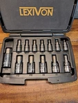 Lexivon LX141 Hex Bits & Storage Case - Black. Fixed Price $19.99.