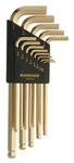 37937 Set Of 13 Balldriver Lwrenches With Goldguard Finish Long Length Sizes .05. Fixed Price $28.56.