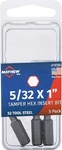 Mayhew 18288-5 5/32" 1" Tamper Sae Hex Insert Bit, Pack 1EA. Fixed Price $17.46.