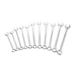 Wilmar 11 Piece Full Polish Combination Wrench Set 1/4" To 7/8" - W1061. Fixed Price $7.00.