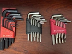 Hex Allen Wrench Kits--lot Of 3--AUTOCRAFT, Ampro & BLACK-10-11 Keys Per. Fixed Price $10.50.