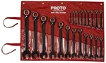 Proto JSCVM-22S Metric Piece Ratcheting Spline Combination Wrench Set. Fixed Price $1130.26.
