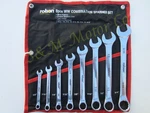 Whitworth 8 Piece Combination Wrench Set Tool Bsa Triumph Norton Ajs Matchless. Fixed Price $63.95.