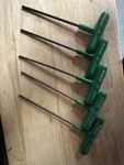Snap-on Tools Usa AWCGT-500 5PC Green Torx T-key Wrench Set T8-T25. Fixed Price $50.00.