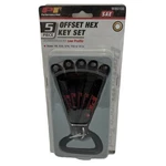 Performance Tool 5-PC Offset Hex Key Sae, W86108, Low Profile. Fixed Price $17.95.
