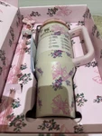 Stanley Tumbler Love Shack Fancy 40OZ Holiday Rosa Beaux Blue Gift Box Cup. Fixed Price $48.96.